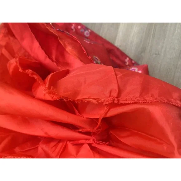 Disney Parks Store Elena Avalor Girls Princess Dress Halloween Sz S Red Deluxe - Picture 7 of 8